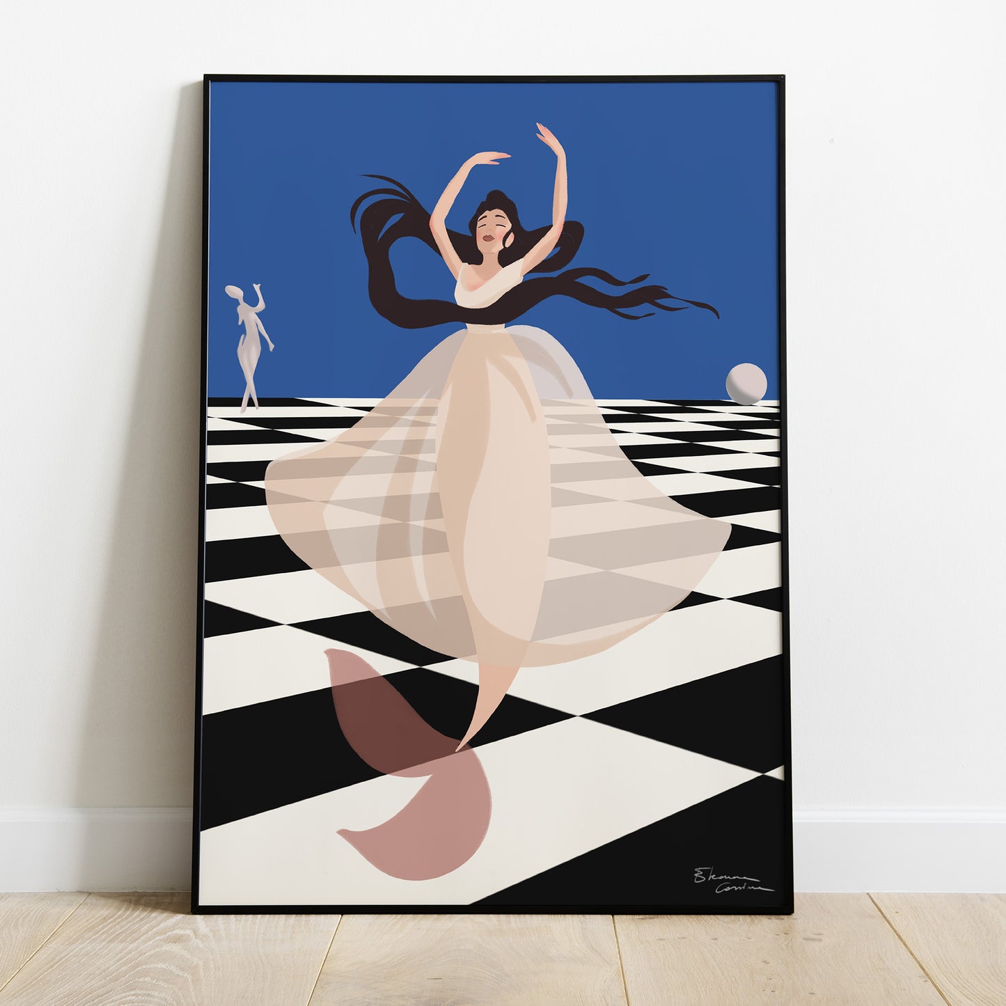 Poster Mermaid Dalì