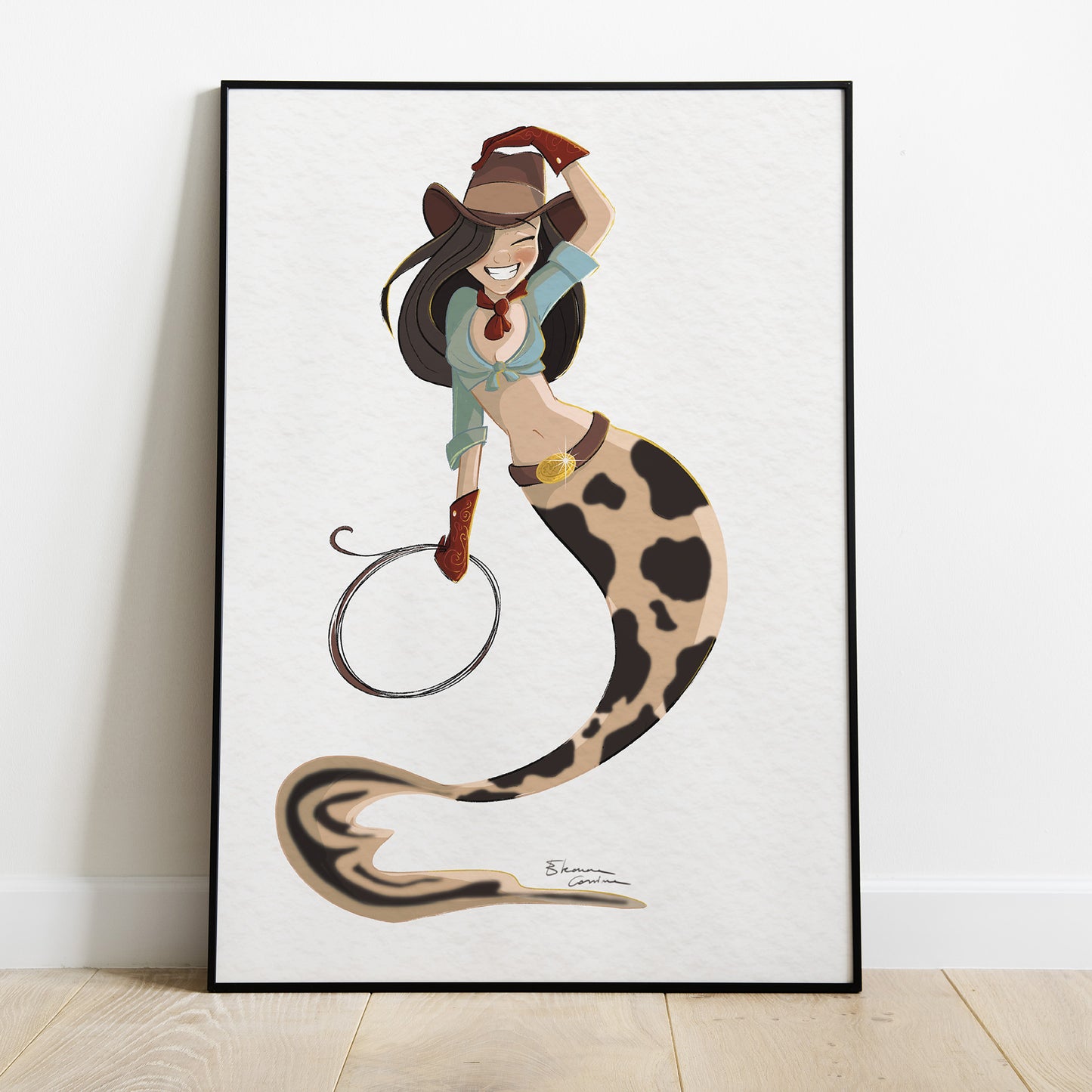 Poster CowGirl Mermaid