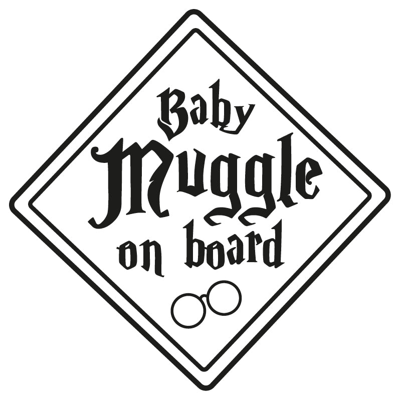 Adesivi Baby Wizard - Witch - Muggle