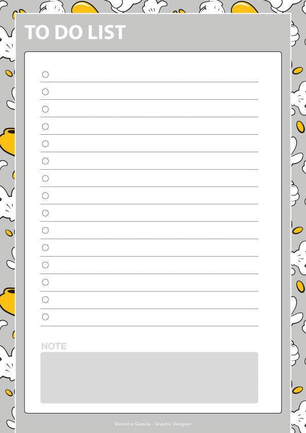 TO DO LIST #4 COMICS