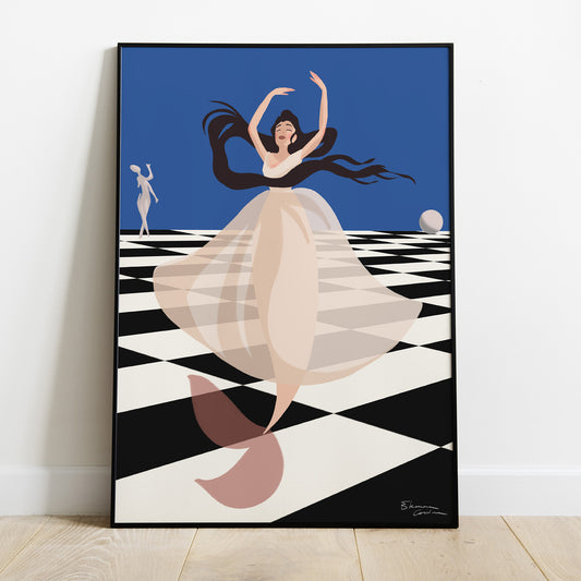 Poster Mermaid Dalì