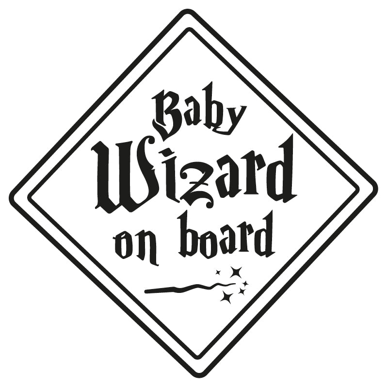 Adesivi Baby Wizard - Witch - Muggle