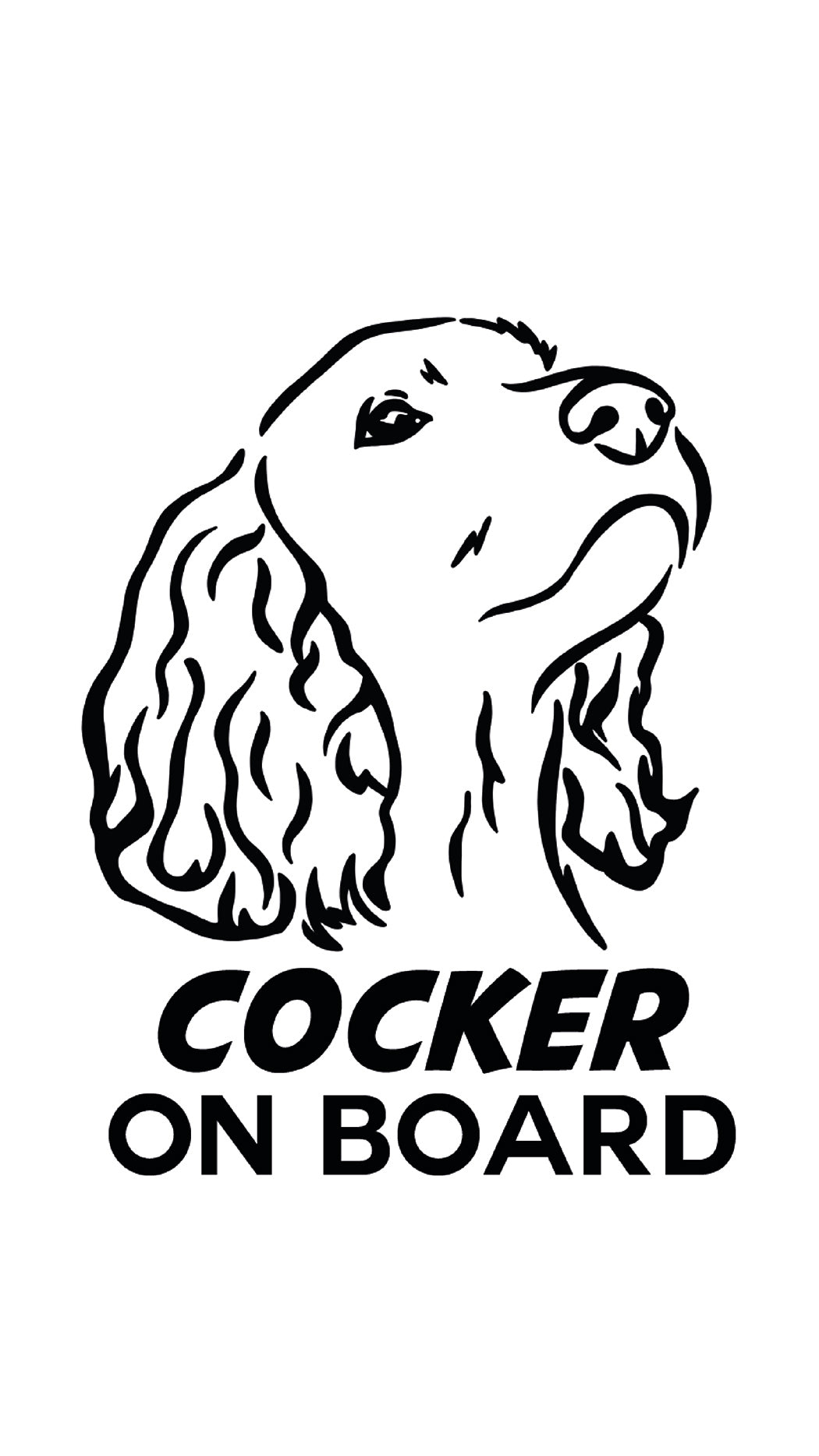 Dog On Board A-D: adesivi prespaziati razze canine