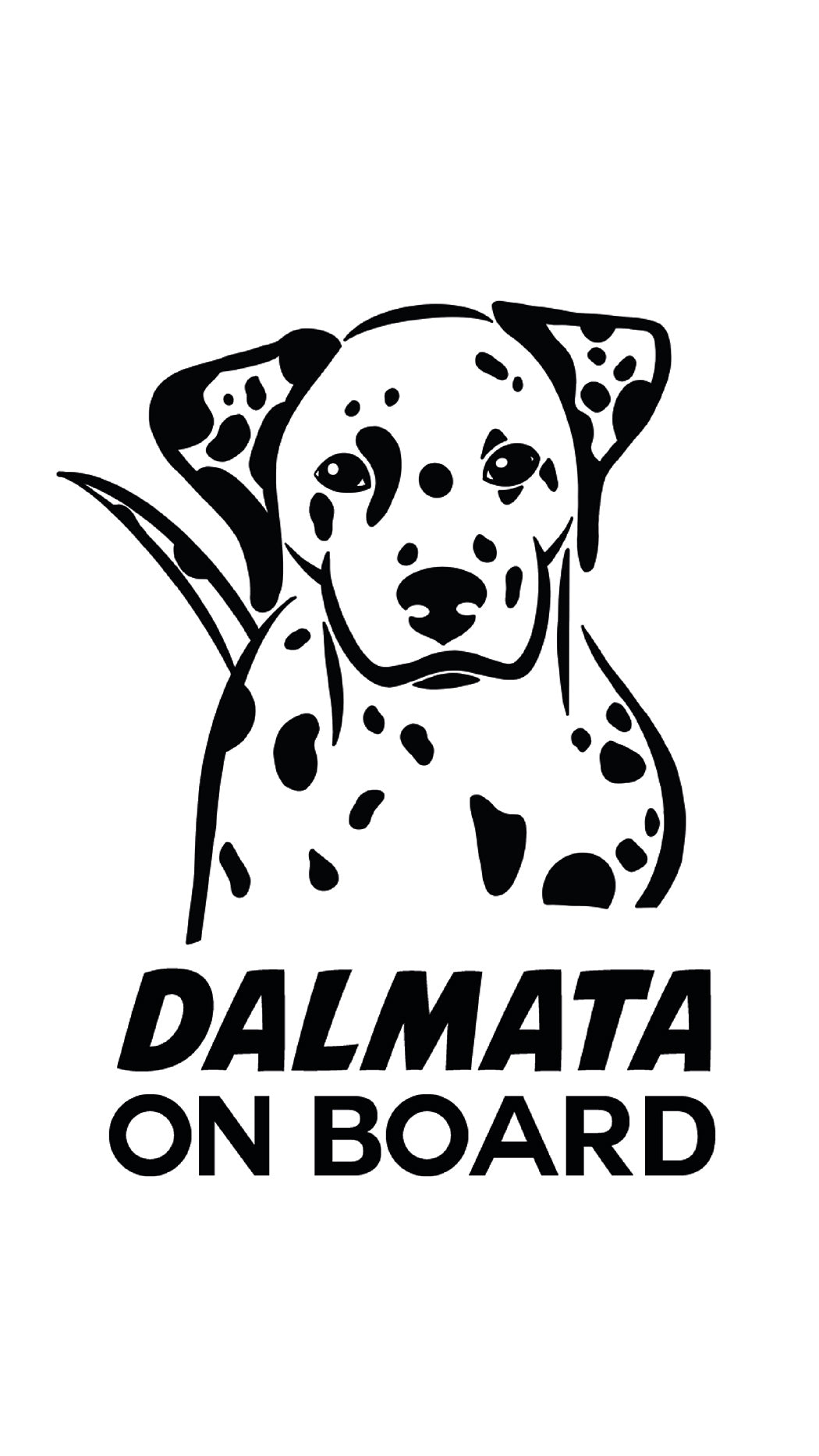 Dog On Board A-D: adesivi prespaziati razze canine
