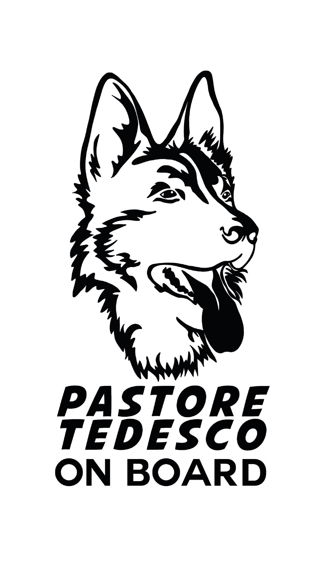 Dog On Board E-Z: adesivi prespaziati razze canine