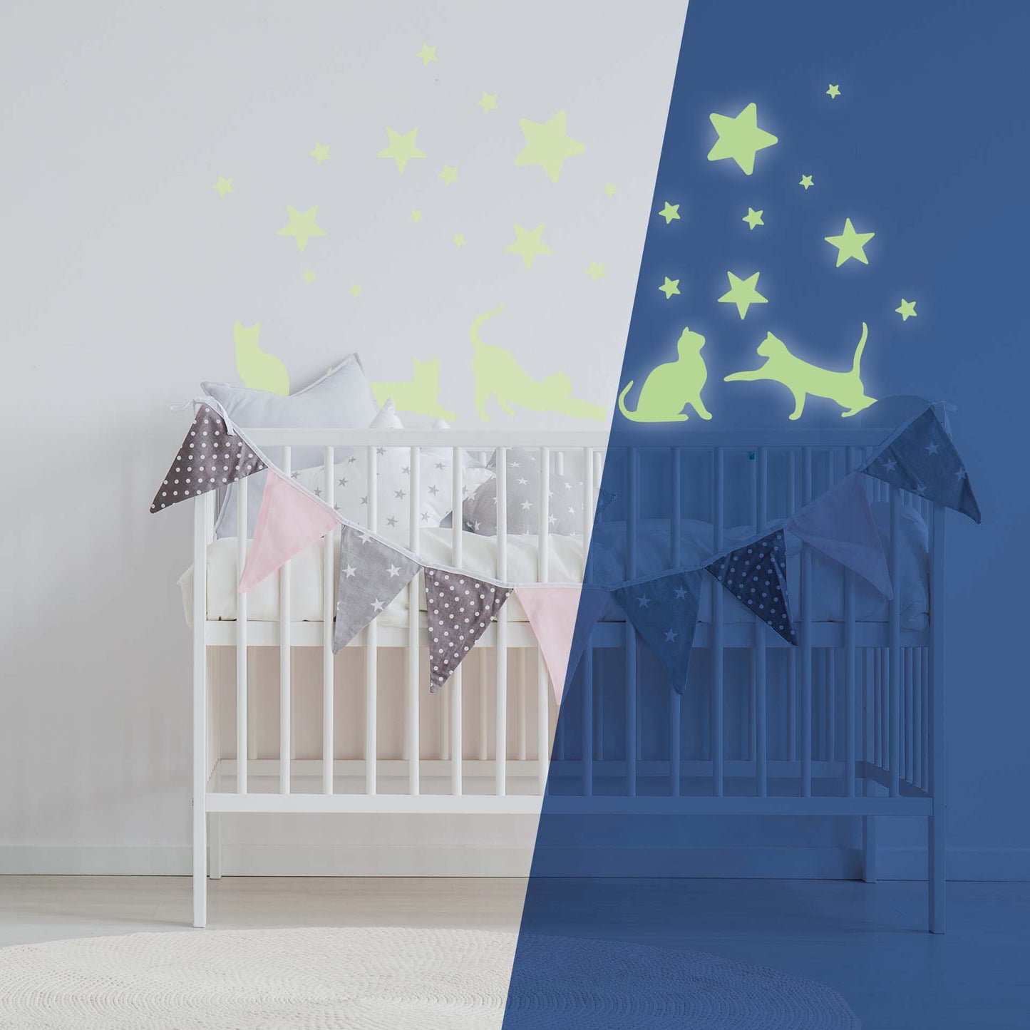Adesivi luminosi: stelle e figure