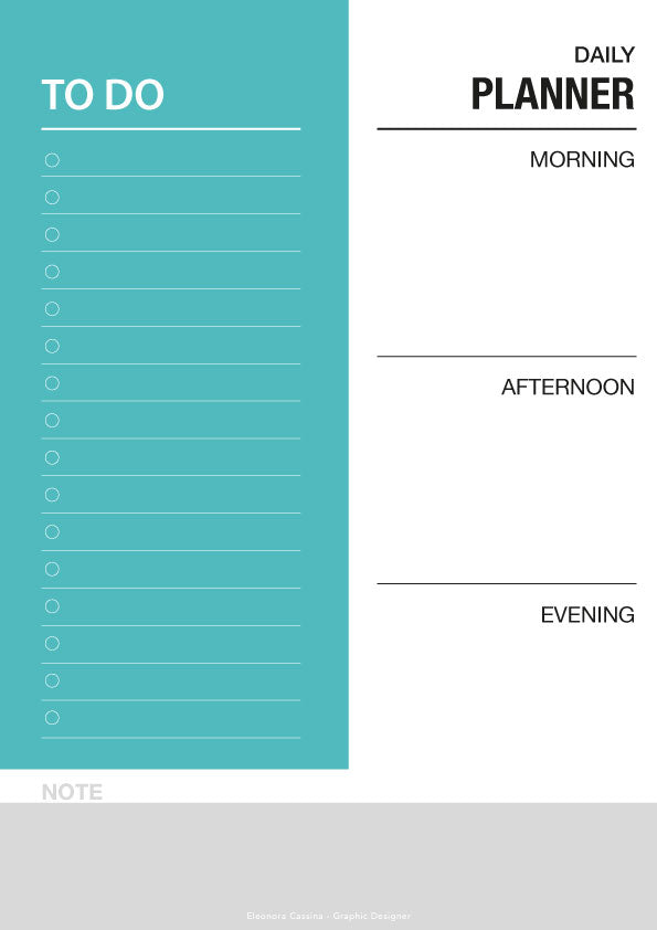 TO DO LIST GIORNALIERA #2