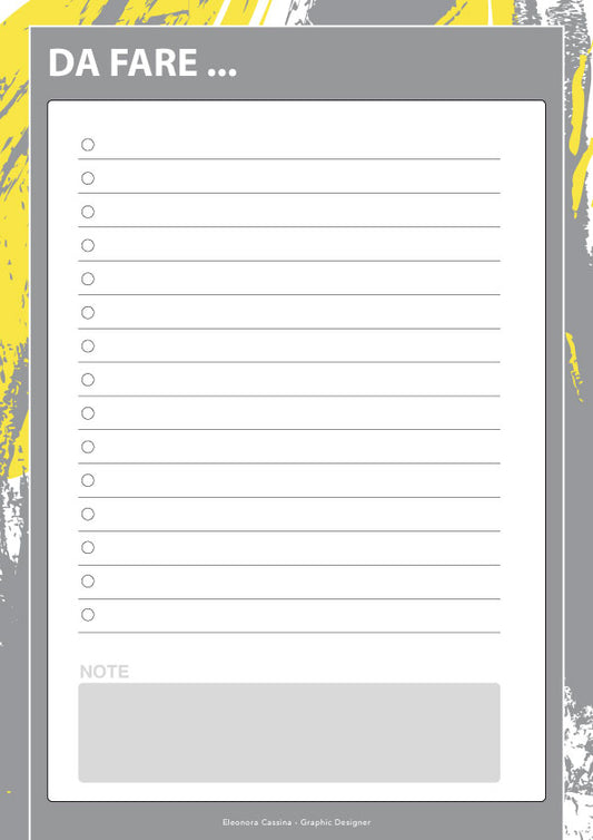 TO DO LIST #5 Pantone Of The Year