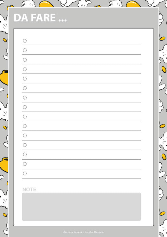 TO DO LIST #4 COMICS